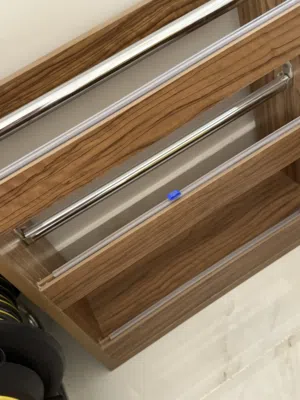 Kitchen foil organizer منظم لورق الألمونيوم القصدير والبلاستيك