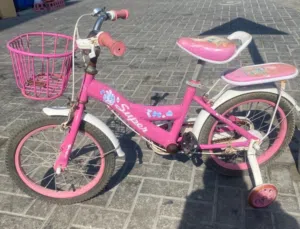 دراجة مقاس 16" لون وردي
