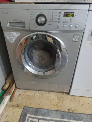 LG 8 kg washing machine غسالة إل جي سعة 8 كجم