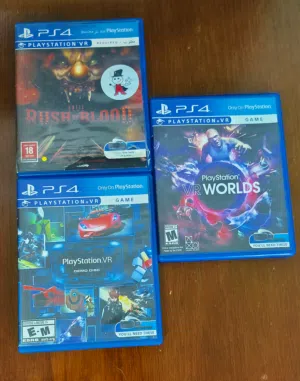 3 العاب ps4 بحالة ممتازة ولا جرح شغالات فحص وبسعر حررق اقرأ الوصف