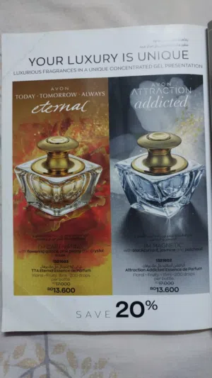 Avon 2 pc perfume pack for sale made in poland