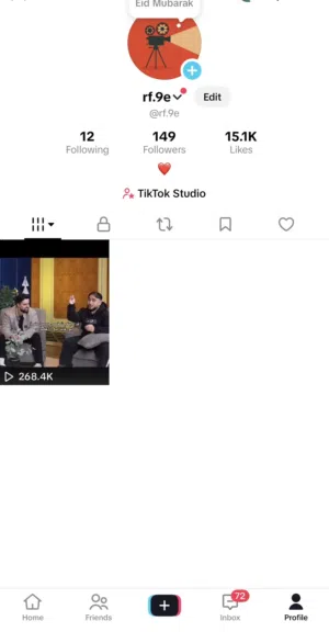 حساب تيك توك تفاعل قوي جداً جداً جداً ويوزر مميز جداً الحححق وكون الاندر .