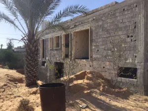 منزل  نص تشطيب فى البعيش متلت الجزارين