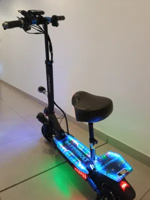 new electric scooter with LED lights