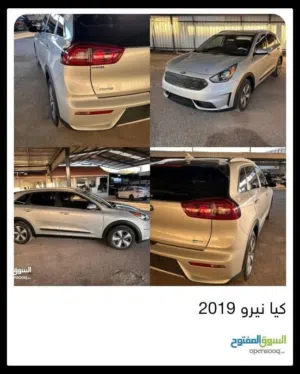 كيا نيرو 2019 هايبرد لون سلفر الممشى 86 الف مايل