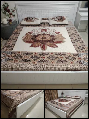 Queen Size bed + Mattress + Mirror