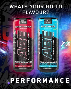 ABE - Performance Pre Workout Cans مشروب الطاقة الفوار من ابلايد نيوترشن لتعزيز الأداء