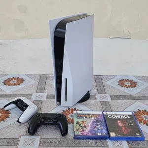 Playstation 5 Disk With 2 controllers and Games