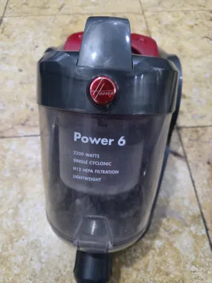Hoover power 6 Vacuum cleaner  2200 watts single cyclonic  H12 HEPA filtration  lightweight