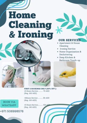Home Cleaning Service - Starting from 70 AED