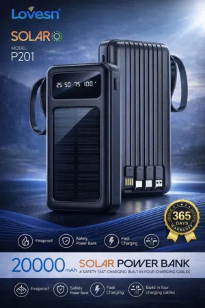 باوربانك مع طاقة شمسية 20000  20دينار و 30000 25 دينار