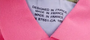 LACOSTE made in france