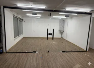 واجهه سيكوريت مع باب ظرفتين بنص سعر التكلفه