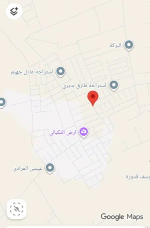 قطعة ارض في بداية النعم من المالك طول