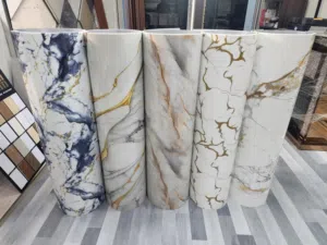جديدنا لفات بديل الرخام ذاتي الاصق فقط
