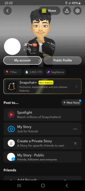 حساب سناب 2 مليون سكور + سبب البيع حاجة للمبلغ