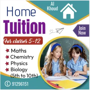 Home tuition Al khoud