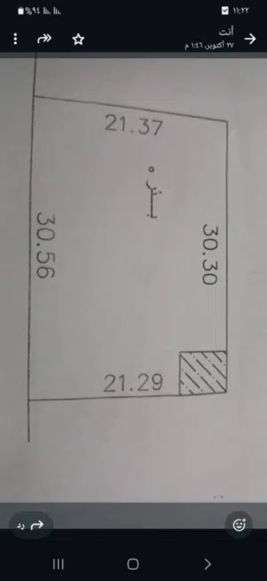 أرض سكنية للبيع تنقسم علي 2 أو 3