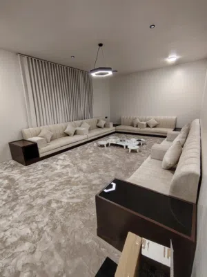 sofa and window curtains in Riyadh