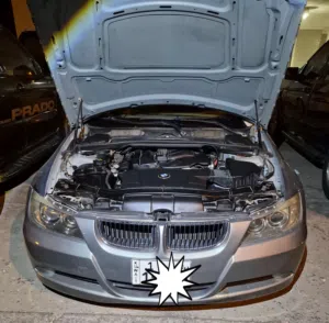 للبيع بي ام دبليو BMW 320i ماشيه 124 الف موديل 2007 بحالة ممتازه تكييف ثلج بيمه سنه