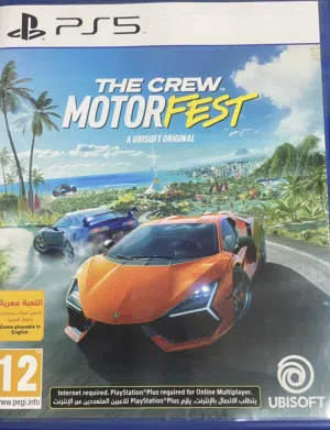 لعبة THE CREW MOTORFEST للبيع في حاله جيده شبه جديده ب 9 ريال فقط