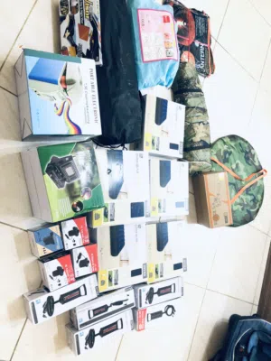 تصفية محل بضاعة مشكل متنوع نثريات كهربيات ادوات منزل اجهزة طبيه طواقي نظارات ساعات معظمهم عينات