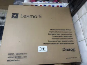 طابعه Laxmark  ابيض واسود جديده