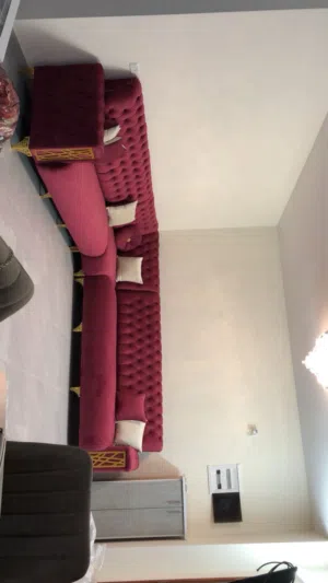 طقم كنب مخمل فاخر – تصميم مودرن كلاسي