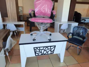 مكتب موظف 120سم مع كرسي دوار عدة الوان من المصنع مباشرة بأقل الأسعار  توصيل مجاني داخل عمان والزرقاء