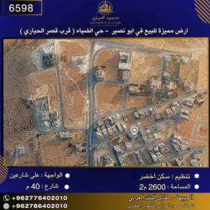 Residential Land for Sale in Amman Abu Nsair