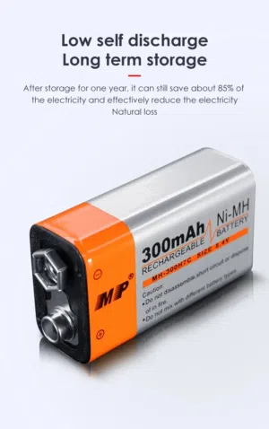 بطاريات شحن قياس Rechargeable Battery 9V