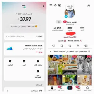 حساب تيك توك للبيع