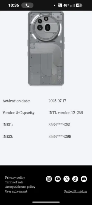 Nothing Phone Phone 3a Pro 256 GB in Al Ahmadi