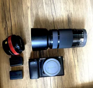 Sony a6300 with two lenses