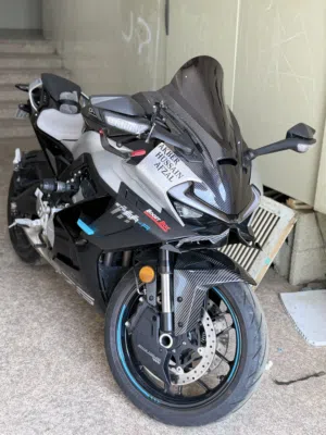 CFMOTO 675SR-R Black and silver color fully loaded