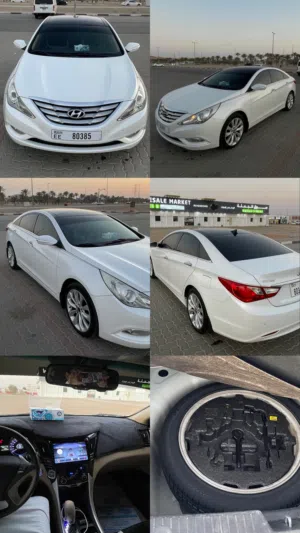 سونات خليجي موديل 2011 موصفات فل كامل لون ابيض من الداخل بيج كراسي جلد ممشى 211.000الف