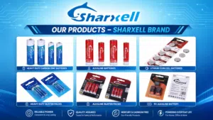 بطاريات SHARXELL متوفرة في الرياض – جملة AA AAA 9V CR2032