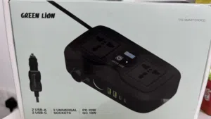 محول كهرباء للسيارة Green Lion 200W شبه جدي + قابل للتفاوض