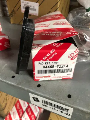 Original genuine Toyota brake pad kits spare parts and other body accessories.