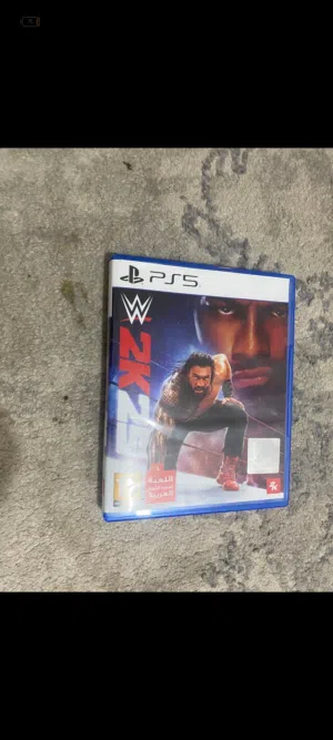 شريط (سي دي ) مصارعة 25 جديد استعمال مرتين فقط  WWE 2K 25