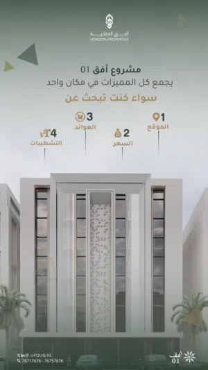 شقق للتملك و الإستثمار في الخوض السابعه