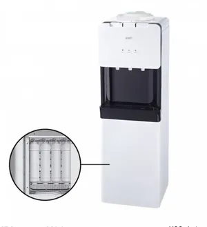 سامكس كولر ماء مع فلتر SNK-X89  سامكس ستاند كولر اللون ابيض الحجم :330*980 ساخن /بارد 3 حنفيات مع فل