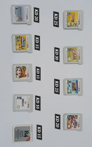 Nintendo 3DS game cartridges