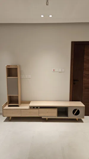 طاولة تلفزيون Table TV + خزانة جدارية صغيرة Small cabinet