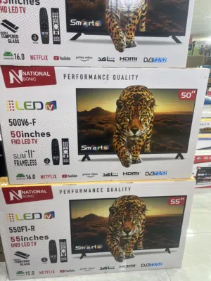 شاشه ناشونال سونيك 50 بوصه سمارت اندرويد 15 سعر حرق