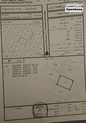 للبيع ارض ف ودام