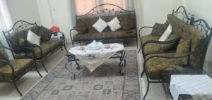 طقم كنب تسع مقاعد حديد ثقيل
