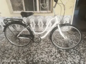 بايسكل سياحي نضيف  صار فتره من جايبه من الحاويه  بريكات شغالات تايرات جدد ويل موس رايده ب