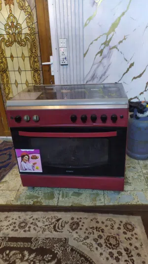 طباخ خمس عيون نضيف لون احمر