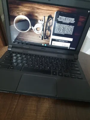 لابتوب كروم نوع ديل و الحجم متوسط